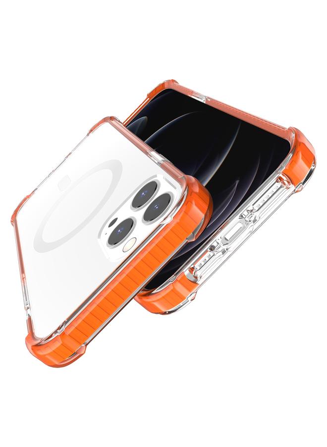 اس-توب جراب هاتف ماج سيف المغناطيسي الأكريليكي المقاوم للصدمات لهاتف آيفون 13 برو ماكس - Image 3