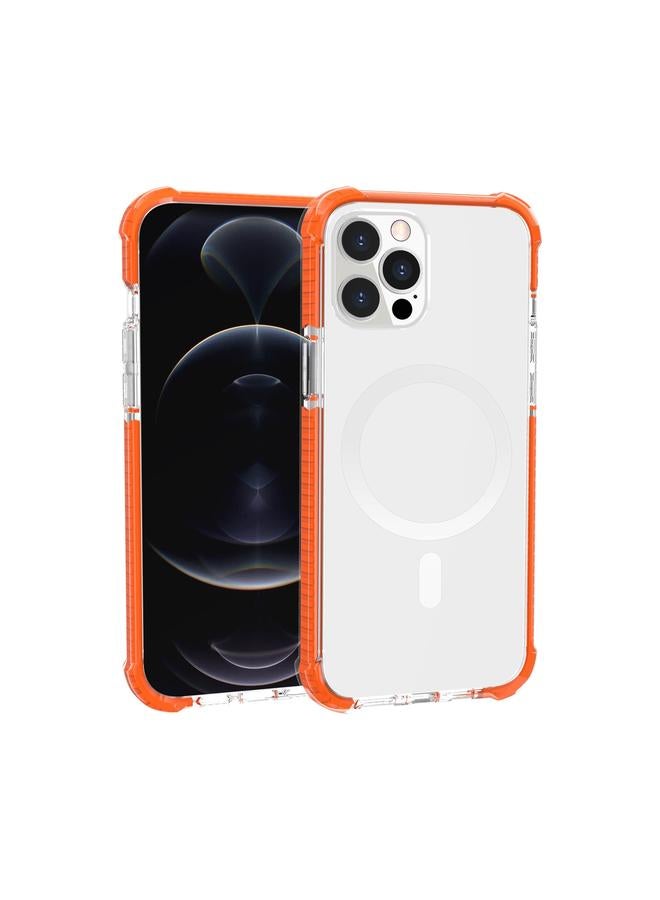 اس-توب جراب هاتف ماج سيف المغناطيسي الأكريليكي المقاوم للصدمات لهاتف آيفون 13 برو ماكس - Image 1