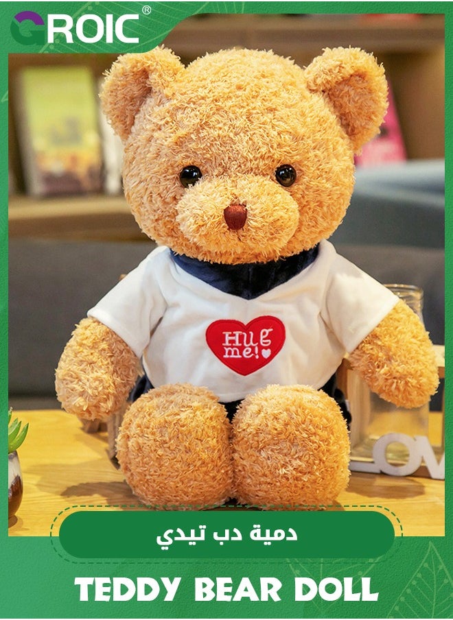 GROIC 2Pcs 30CM Teddy Bear Stuffed Animal Plush Bear with Sweater, Lovely Plushies for Animal Themed Parties, Children's Companion Toy  - Image 2