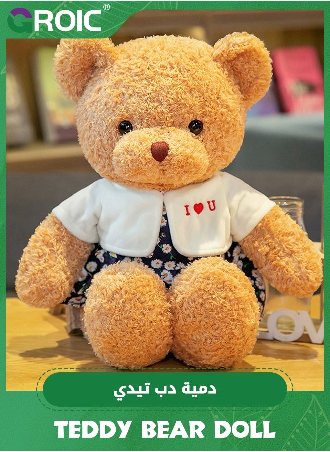 GROIC 2Pcs 30CM Teddy Bear Stuffed Animal Plush Bear with Sweater, Lovely Plushies for Animal Themed Parties, Children's Companion Toy  - Image 3