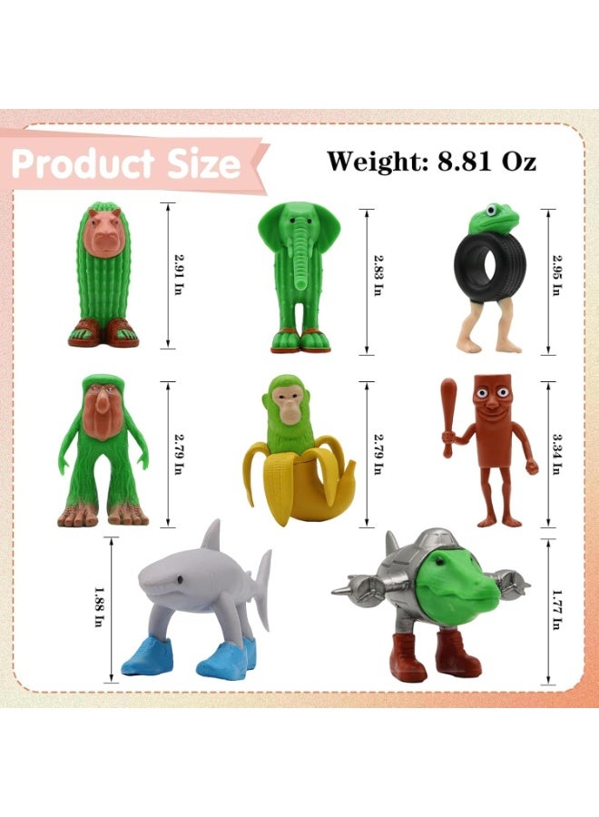 مجموعة من 16 قطعة من الدمى الإيطالية المضحكة، ألعاب دمى ترالالرو ترالالا، بما في ذلك دمى ترالالرو ترالالا، وتونغ تونغ تونغ ساهور، ودمى الحيوانات القابلة للتحصيل بر بر باتابيم، وهدايا المعجبين - Image 5