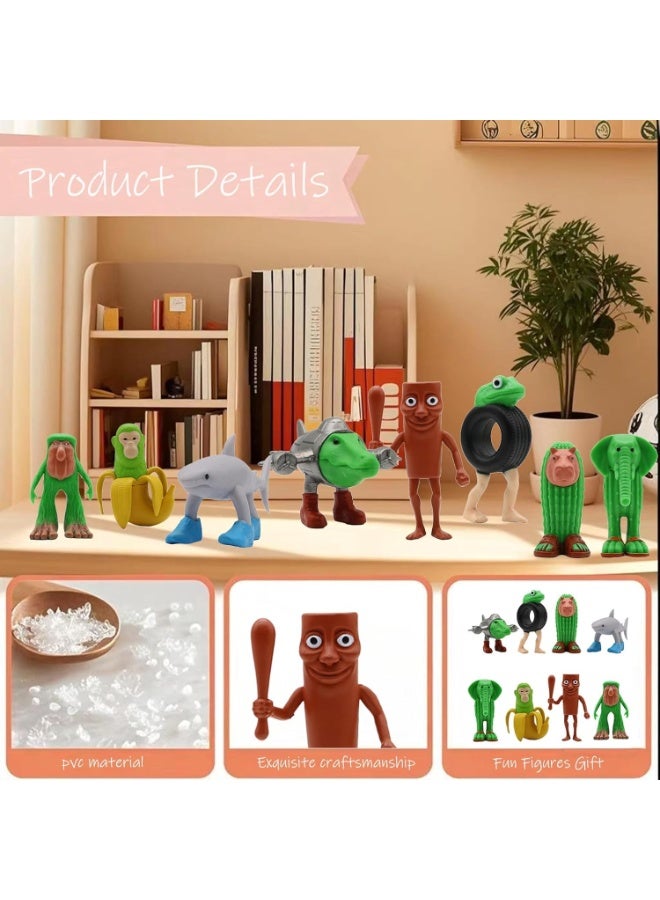 مجموعة من 16 قطعة من الدمى الإيطالية المضحكة، ألعاب دمى ترالالرو ترالالا، بما في ذلك دمى ترالالرو ترالالا، وتونغ تونغ تونغ ساهور، ودمى الحيوانات القابلة للتحصيل بر بر باتابيم، وهدايا المعجبين - Image 4