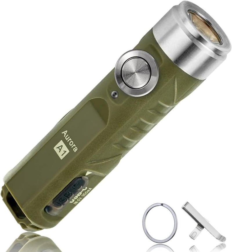 RovyVon Aurora A1 G4 Mini Keychain Flashlight - 650 Lumens USB C Rechargeable EDC Light - Image 1