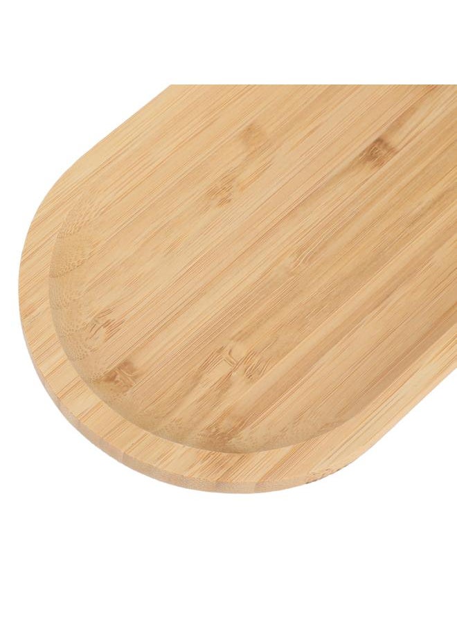 Alsaif Wooden Oval Sweet Serving Dish 24  - Image 3