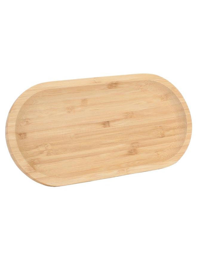 Alsaif Wooden Oval Sweet Serving Dish 24  - Image 2