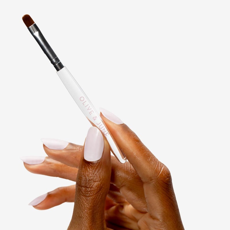 Olive & June Clean Up Brush | For Neat + Flawless At-Home Manicures | Erase Stray Polish & Perfect Edges | Rounded Flexible Tip | Vegan Bristles | Reusable & Durable - Image 4