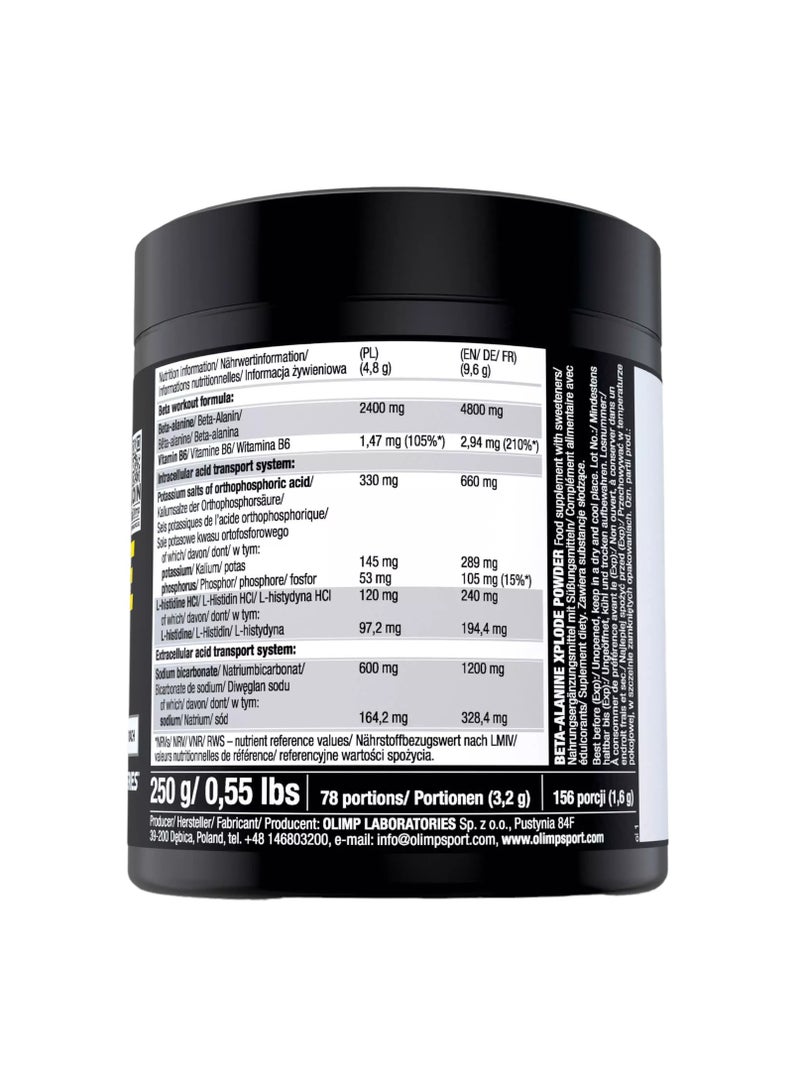 Olimp مسحوق بيتا ألانين إكسبلود 250 جرام - Image 2