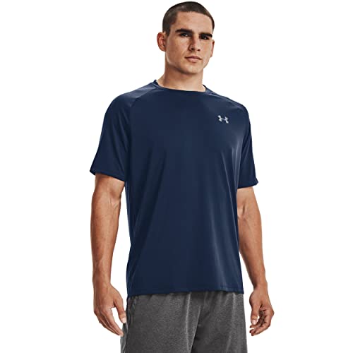 Under Armour Men's Tech 2.0 Short-Sleeve T-Shirt , Academy Blue (408)/Graphite, Small - Image 1