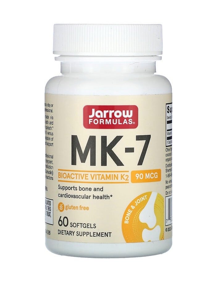 jarrow formulas MK-7, 90 mcg, 60 Softgels
