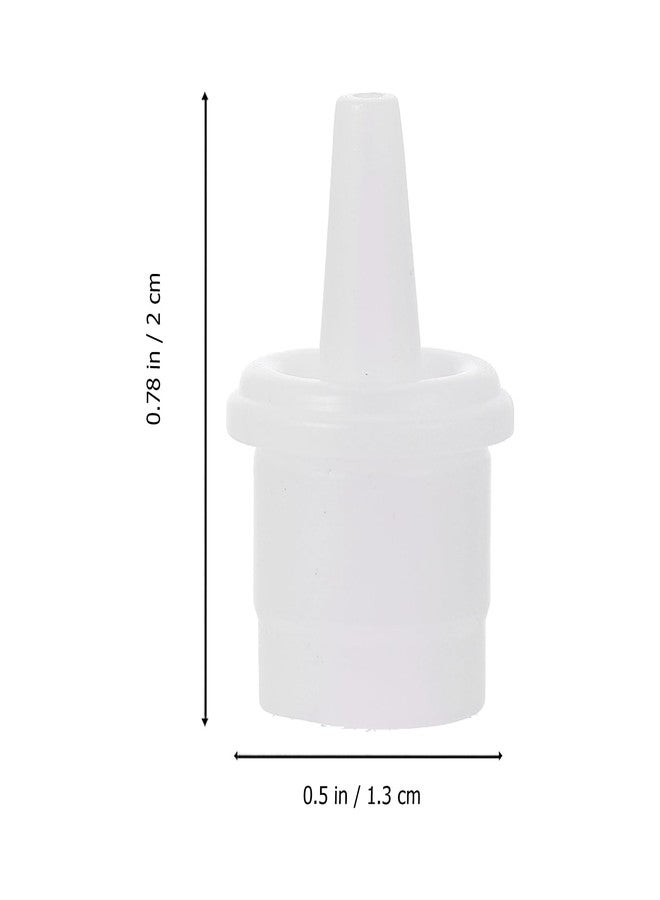 FRCOLOR 100 Pieces Eyelash Glue Replacement Caps Lash Bottle Plug Mouth Tips Lash Glue Bottle Pins for Home Salon Eyelash Extensions Tools - Image 2