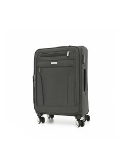 SONADA Softside Luggage Spinner Trolley Bag 3 Pieces Set,Grey (S-20",M-24",L-28")  - Image 2