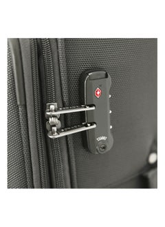 SONADA Softside Luggage Spinner Trolley Bag 3 Pieces Set,Grey (S-20",M-24",L-28")  - Image 3