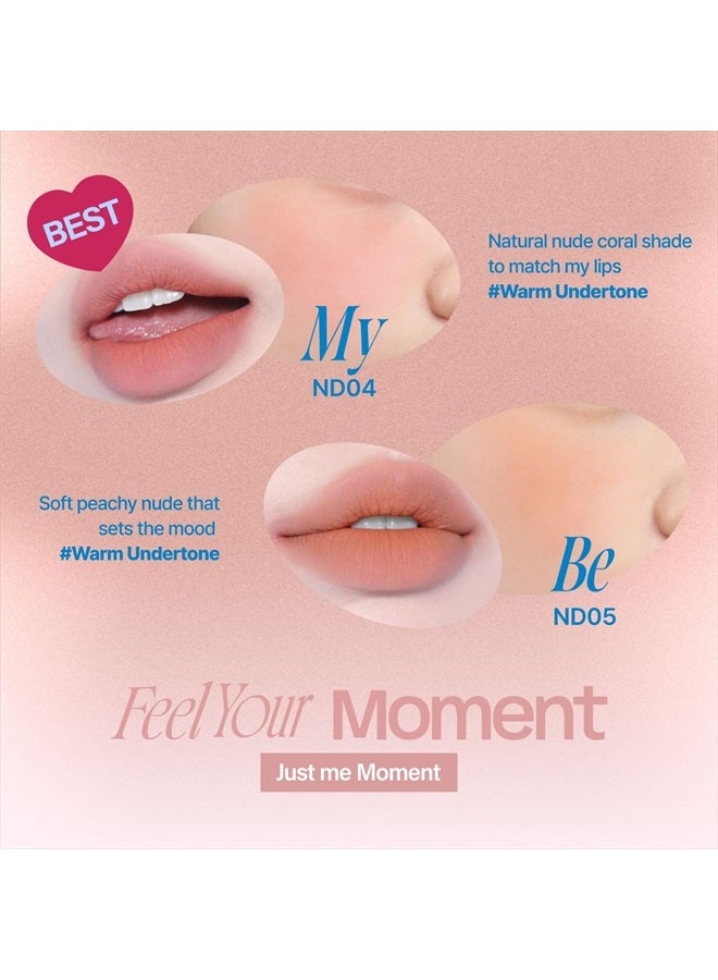 fwee وعاء بودينغ ضبابي للشفاه والخدود | لحظة فقط - بدون | أحمر خدود مكياج، قابل للبناء وخفيف الوزن، لمسة نهائية غير لامعة متعددة الاستخدامات | 5غ - Image 5