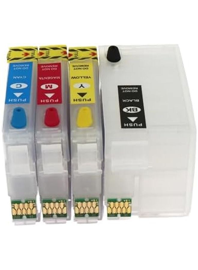 خرطوشة حبر قابلة لإعادة التعبئة مع رقائق ARC متوافقة مع طابعات WF7110 WF7610 WF7620 WF3820 - Image 5