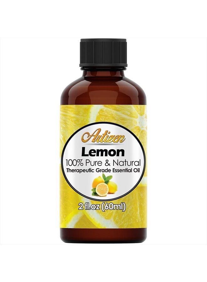 Artizen 2oz Oils - Lemon Essential Oil - 2 Fluid Ounces - Image 1