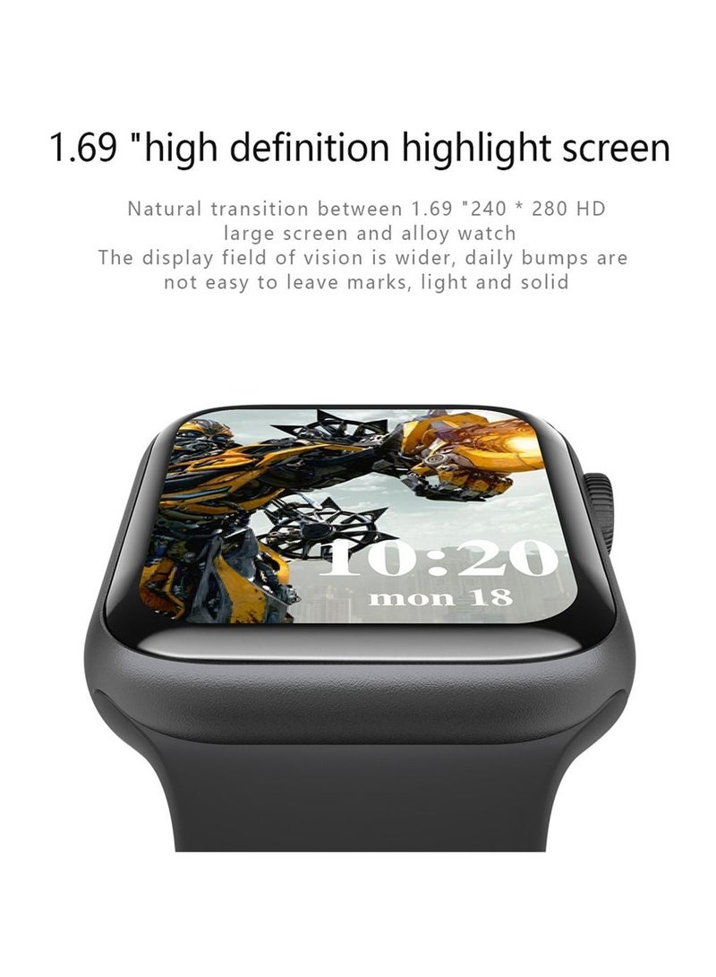 GULFLINK Smart Watch highlight screen Silicon Strap Android and IOS System Support - Image 4
