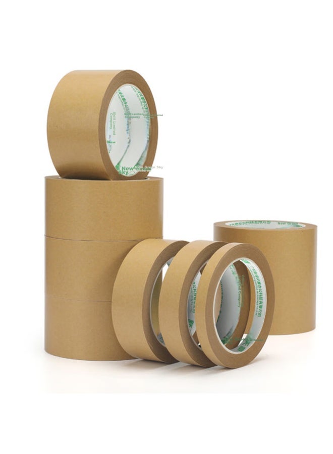 Tango Kraft Paper Tape 60mm*18m*5 Rolls 125um Packing Sealing Tape Non-transparent Non-residue Household Workshop Production Packing Tape Supplies T19623 - Image 5