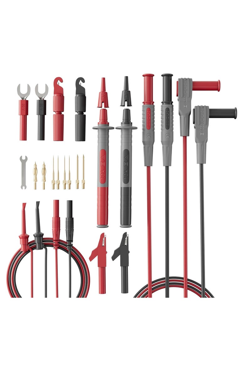 general 25-Piece Silicone Multimeter Test Lead & Back Probe Kit - Premium Modular Volt Meter Probes with Alligator Clips, 40 in Leads for Automotive Multi Meter Digital & Ohm Meter - Image 1