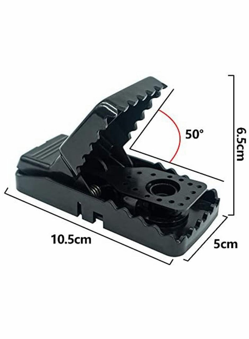 هومار كيت 8 قطع البلاستيك الفأر فخ أسود - Image 2