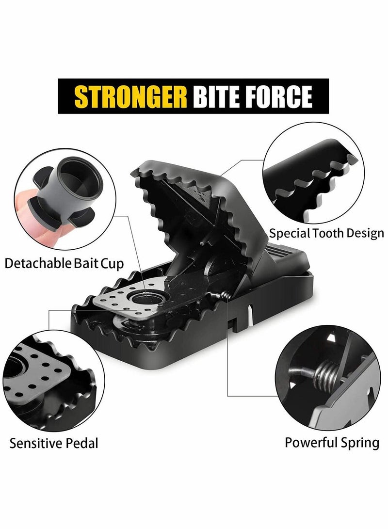 هومار كيت 8 قطع البلاستيك الفأر فخ أسود - Image 3