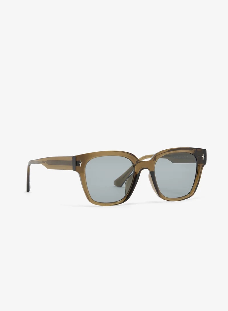 Polarized Lens Oversized Square Sunglasses