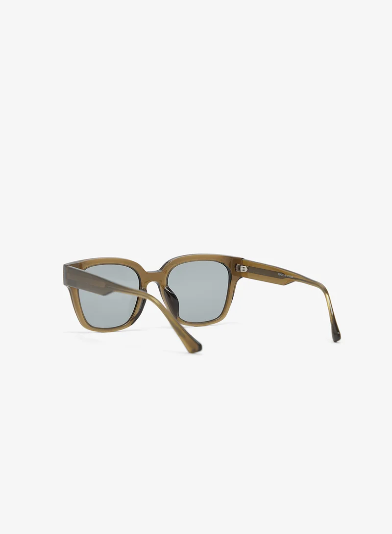 Robert Wood Polarized Lens Oversized Square Sunglasses