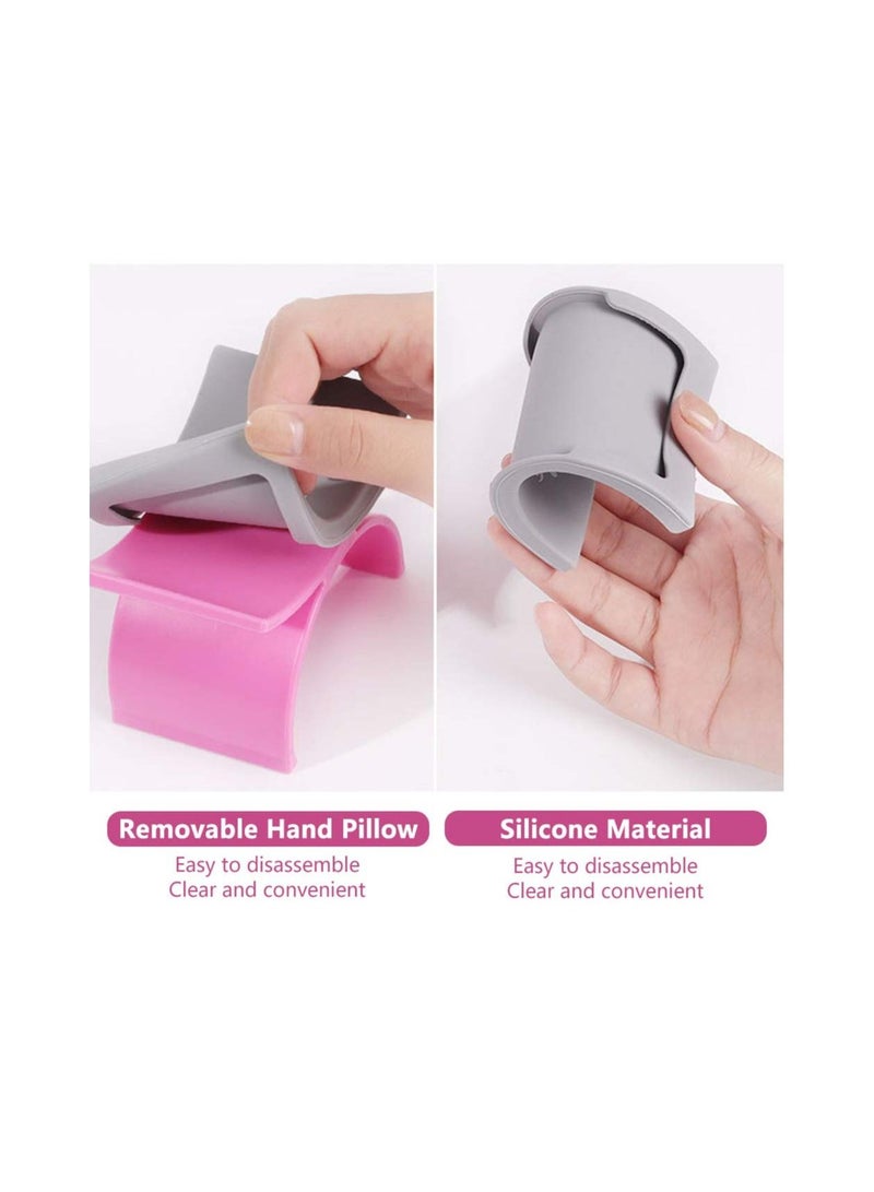 Silicone Holders Nail Art Pillow Salon Hand Rest Silicone Hand Cushion Hand Holder Arm Rest Support for Nails Manicure Accessory Salon Silicone Holder - Image 4
