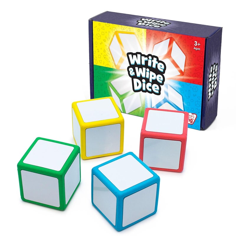 Junior Learning JL617 Write & Wipe Dice, Multi - Image 1