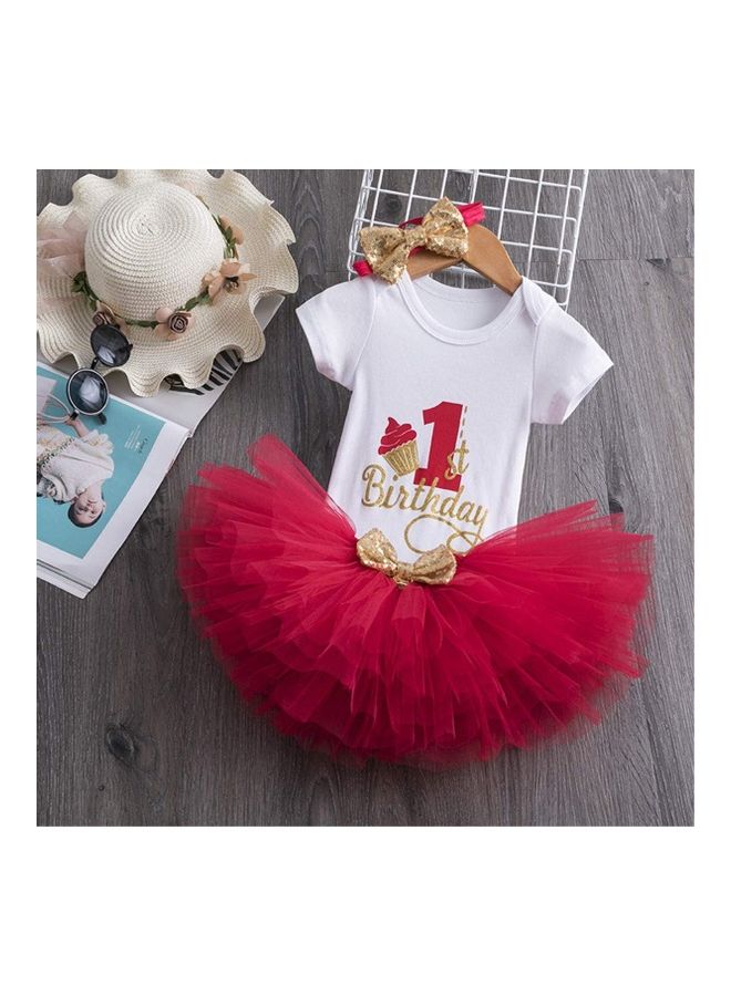 نيبمينينت Princess Party Dress With Headband 80cm - Image 2