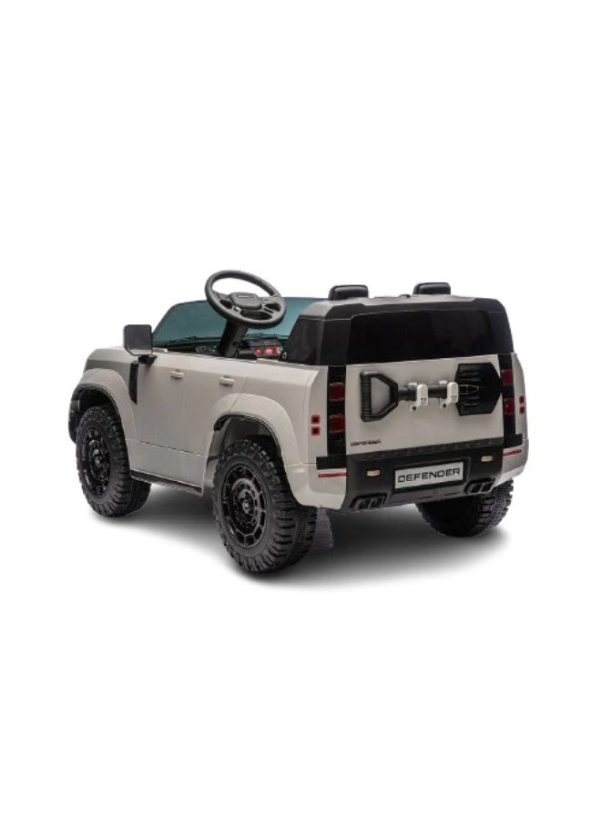 Land Rover Defender Licensed Ride On Car 12V - Grey - Image 2
