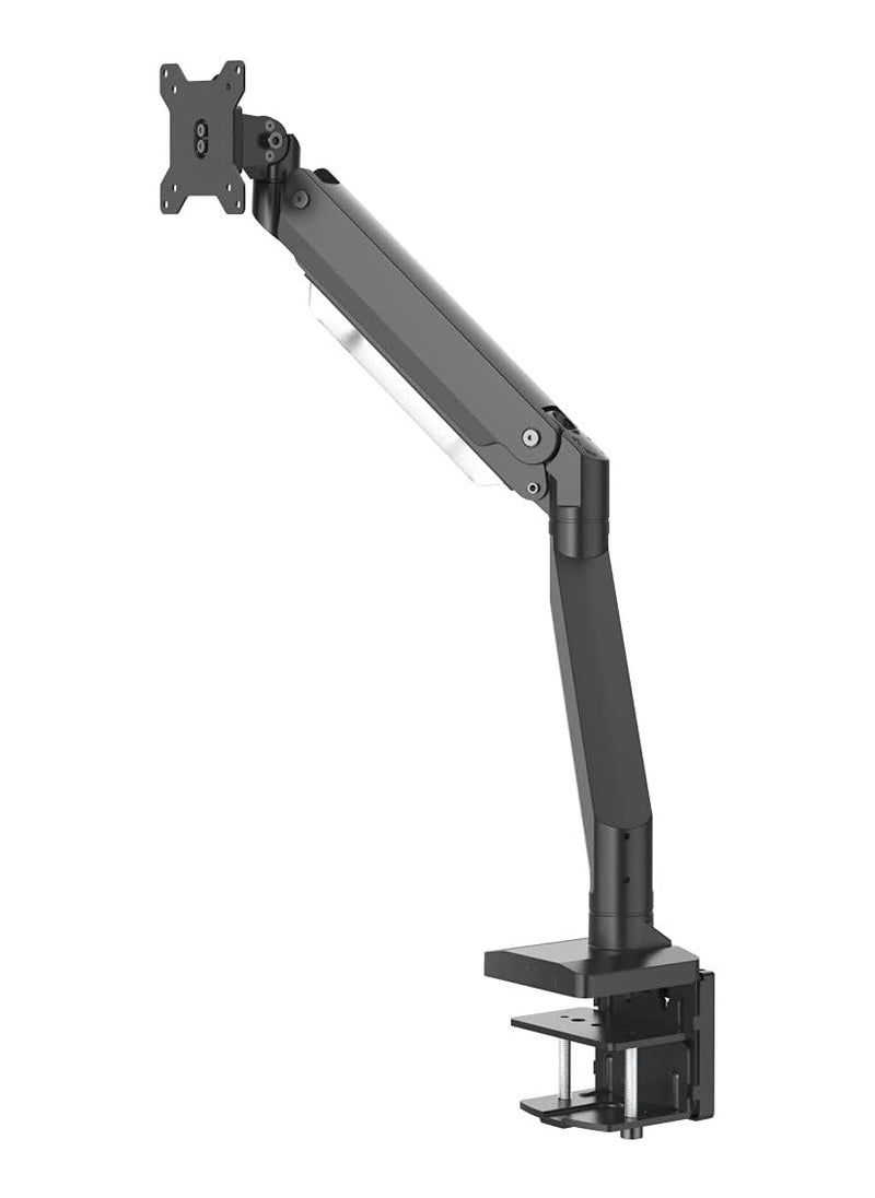 Hama 118497 Fullmotion Single Arm Monitor Desk Mount Stand with Gas Spring  - Image 1