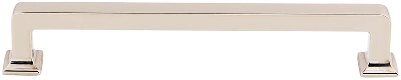 Top Knobs TK705PN Transcend Collection 6-5/16" Ascendra Pull, Polished Nickel - Image 1