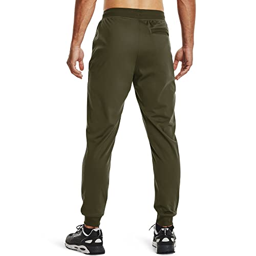 Under Armour Men's Sportstyle Tricot Joggers, Marine Od Green (390)/Black, X-Large - Image 2