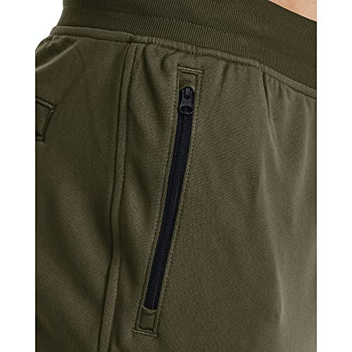 Under Armour Men's Sportstyle Tricot Joggers, Marine Od Green (390)/Black, X-Large - Image 3