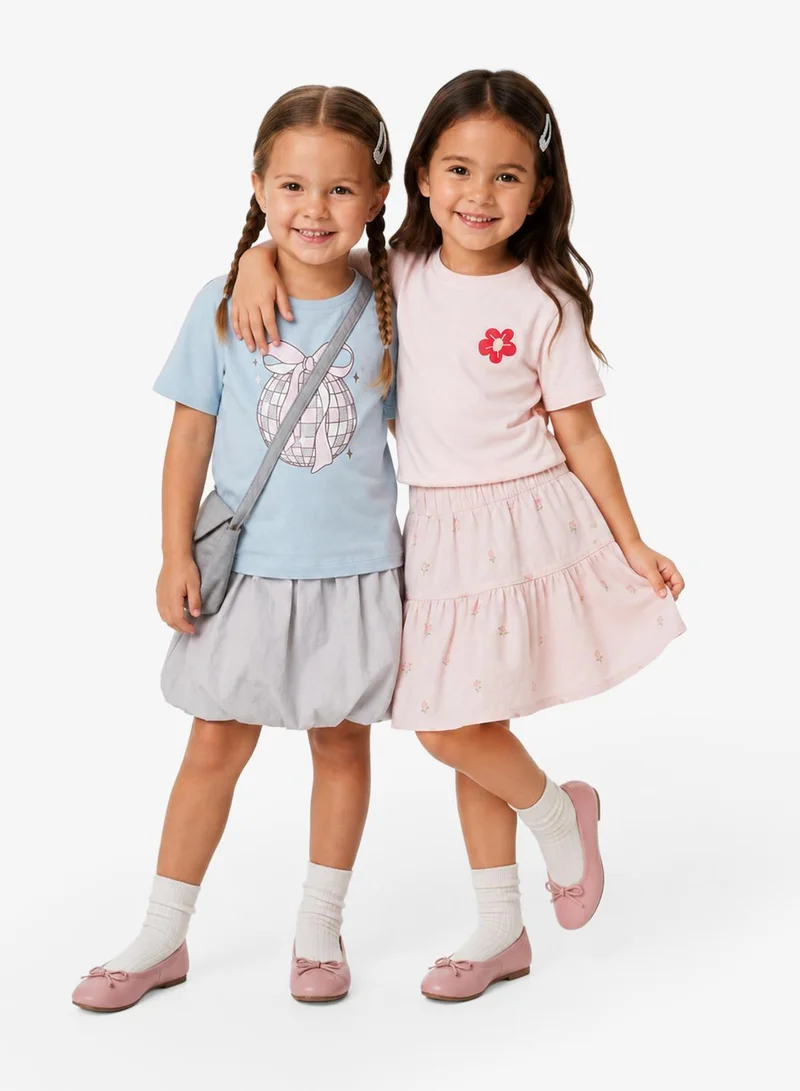 Name It  Kids 2-Pack Short Sleeve Regular Fit Tops for Women | Best Price UAE