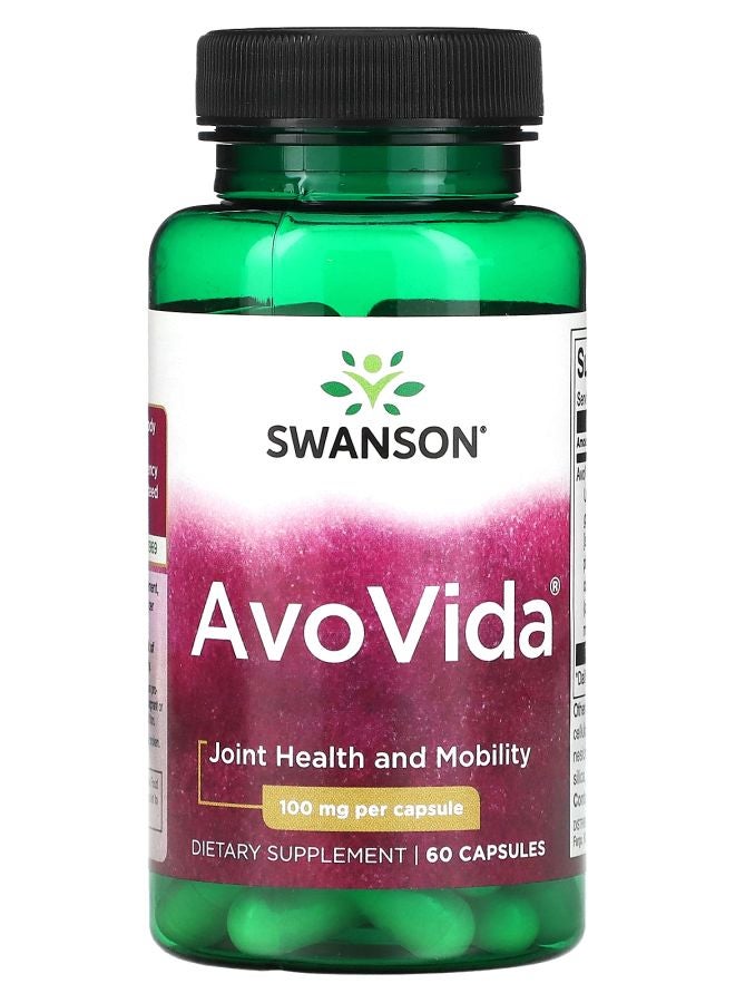 SWANSON AvoVida 100 mg 60 Capsules