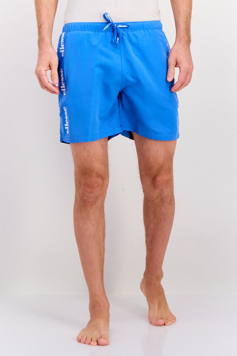 Ellesse Men Embroidered Logo Board Shorts , Light Blue - Image 1