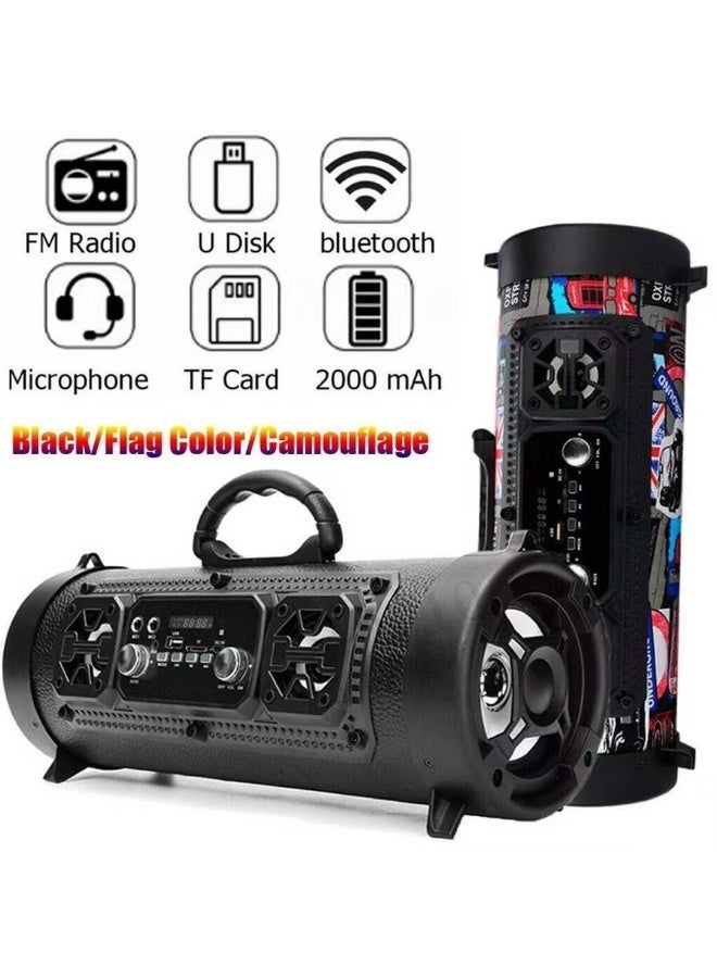 Outdoor Speaker with 80W Booming Sound, 20H Playtime, IP67 Waterproof and Dustproof, Type-C, Custom EQ, Bluetooth 5.3, Portable Bluetooth Speaker For Outdoors, Camping