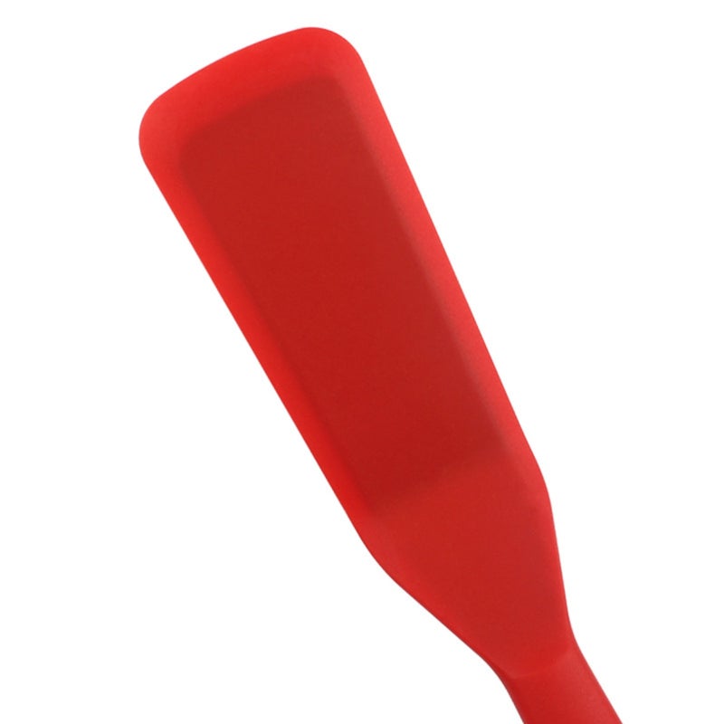 Silicone Frying Shovel: 25.4*4.9cm, Red & Black, Heat-resistant Durable Material - Non-stick Surface For Effortless Cleaning, Ergonomic Comfortable Grip, Versatile Cooking Tool For Home Kitchen Pancak - Image 3