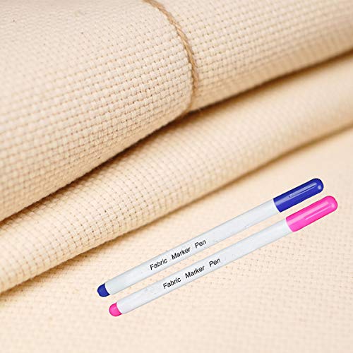 Y-Axis Punch Needle Embroidery Cloth 1 Yard (53.9 in. by 35.8In.) 100% Cotton, with 2 Fabric Marker Pens - Image 1