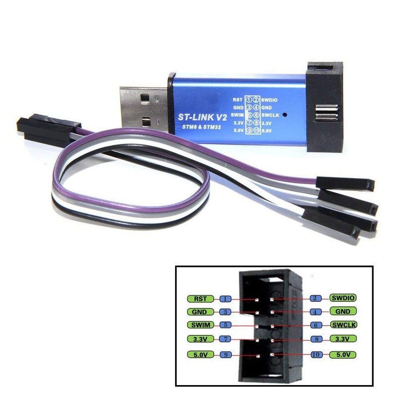 Ximimark ST-Link V2 Shell Programming Unit mini STM8 STM32 Emulator Downloader - Image 1