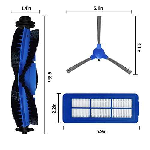CERO 24 Pack Accessories Compatible with Eufy 15C Max, 11S Max, G32 Pro, G30, 30C Max, G20 Hybrid Robotic Vacuum Cleaner Replacement Parts - Image 5