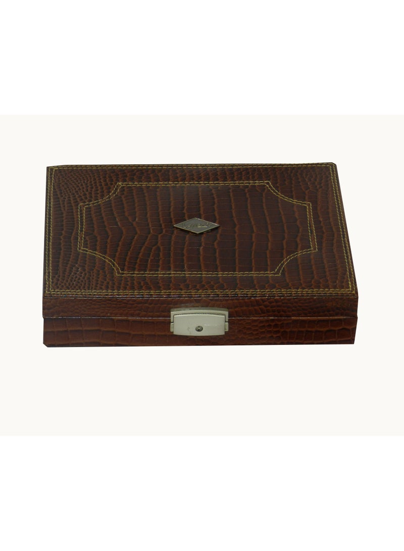 LAVERI LEATHER Laveri Genuine Leather Earring Box And Ring Organizer Storage Stud Tray Showcase Storage Case  - Image 5