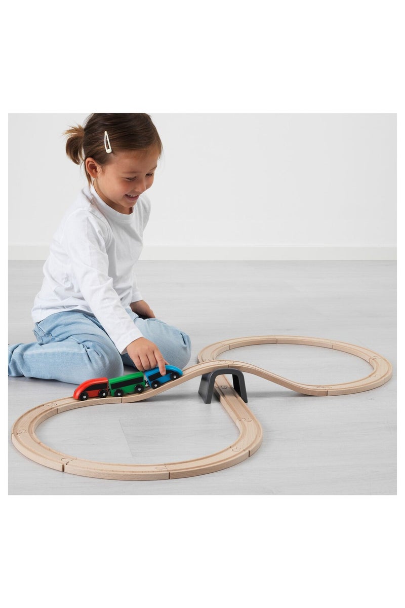 LILLABO 20-piece basic train set, multicolour - Image 3