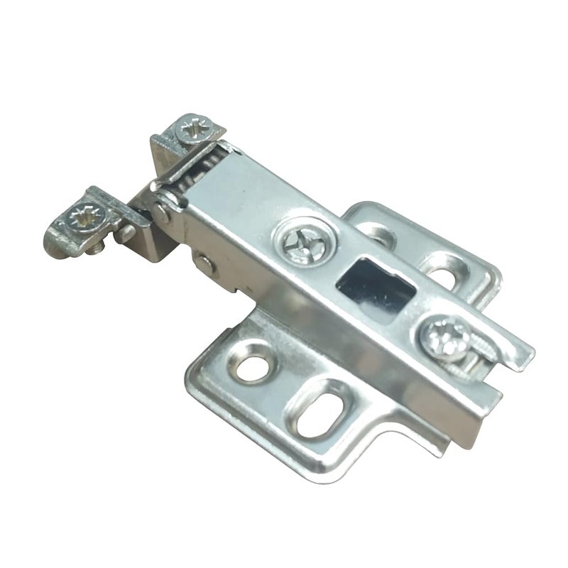BTL Aluminium Frame Door Autoclose Hinges NonSoftclose Regular Slide On Hinge 0 Crank Full Overlay 60 Hours Salt Spray TestingMaterial Cold Roll SteelNickel Plating1 Pair BAHRAS0 - Image 2