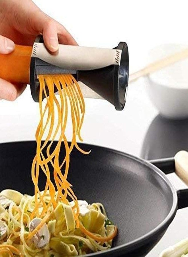 ZURITY Plastic Vegetable Spiral and Noodle Cutter Grater Slicer Peeler Salad Cutter for Kitchen Tools for Daily Use(1Pcs,Multicolour) - Image 3