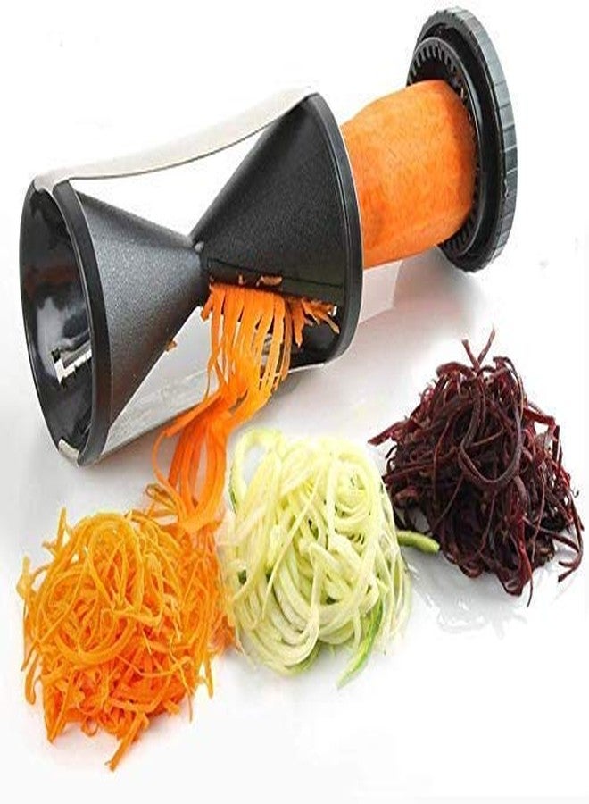 ZURITY Plastic Vegetable Spiral and Noodle Cutter Grater Slicer Peeler Salad Cutter for Kitchen Tools for Daily Use(1Pcs,Multicolour) - Image 1