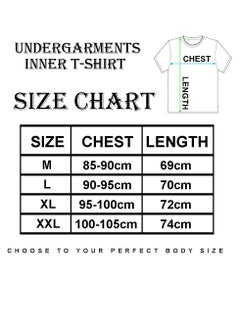 STORi Plain White Round Neck Undershirt for Men Six Piece Pack  - Image 3