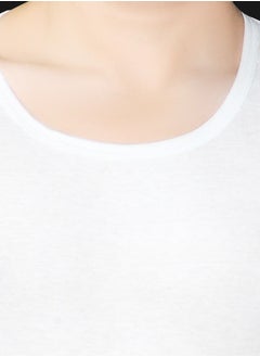 STORi Plain White Round Neck Undershirt for Men Six Piece Pack  - Image 4