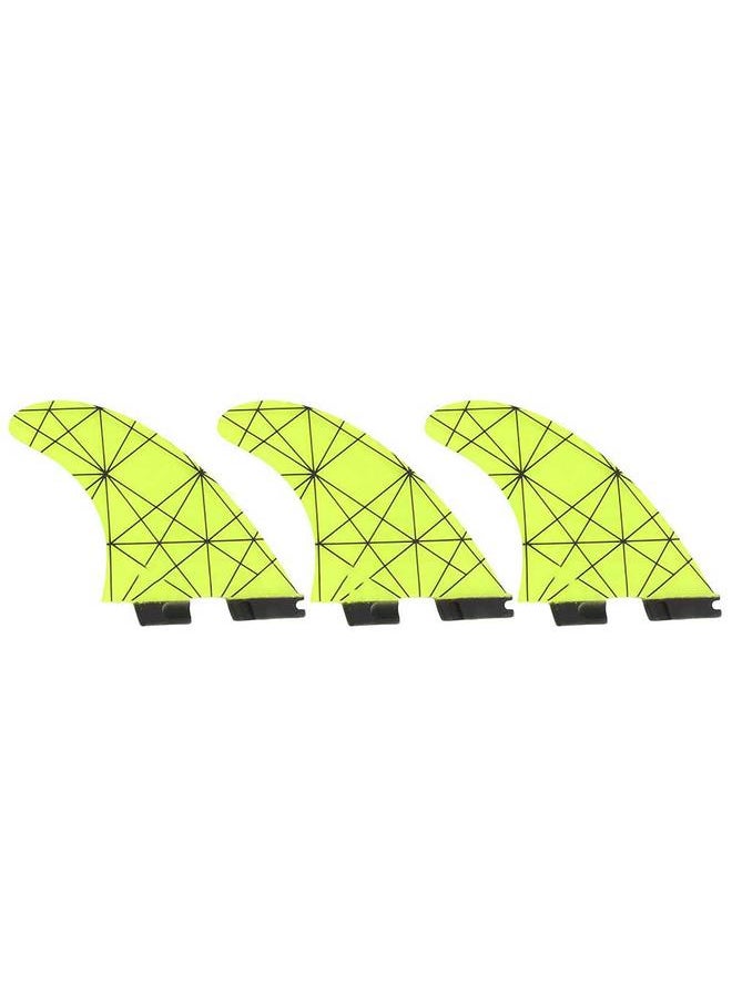 Thoraya Glass Fibre Skeg Tracking Fin Integral Fins FCS2 G5 for Kayaks Canoes Rowing Boats Yellow  - Image 4